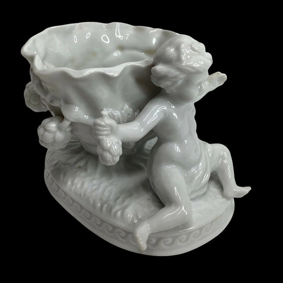 𝅺VINTAGE TA Japan‎ Cherub Fruit Porcelain Compote Dish - Picture 2 of 8